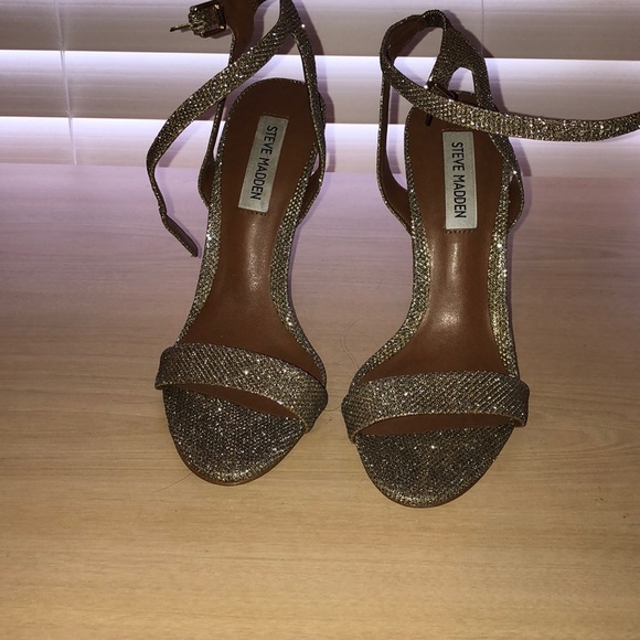 Steve Madden Shoes - Gold Steve Madden Heels